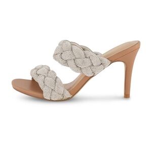 Sparkle Braided Rhinestone Dress Heel